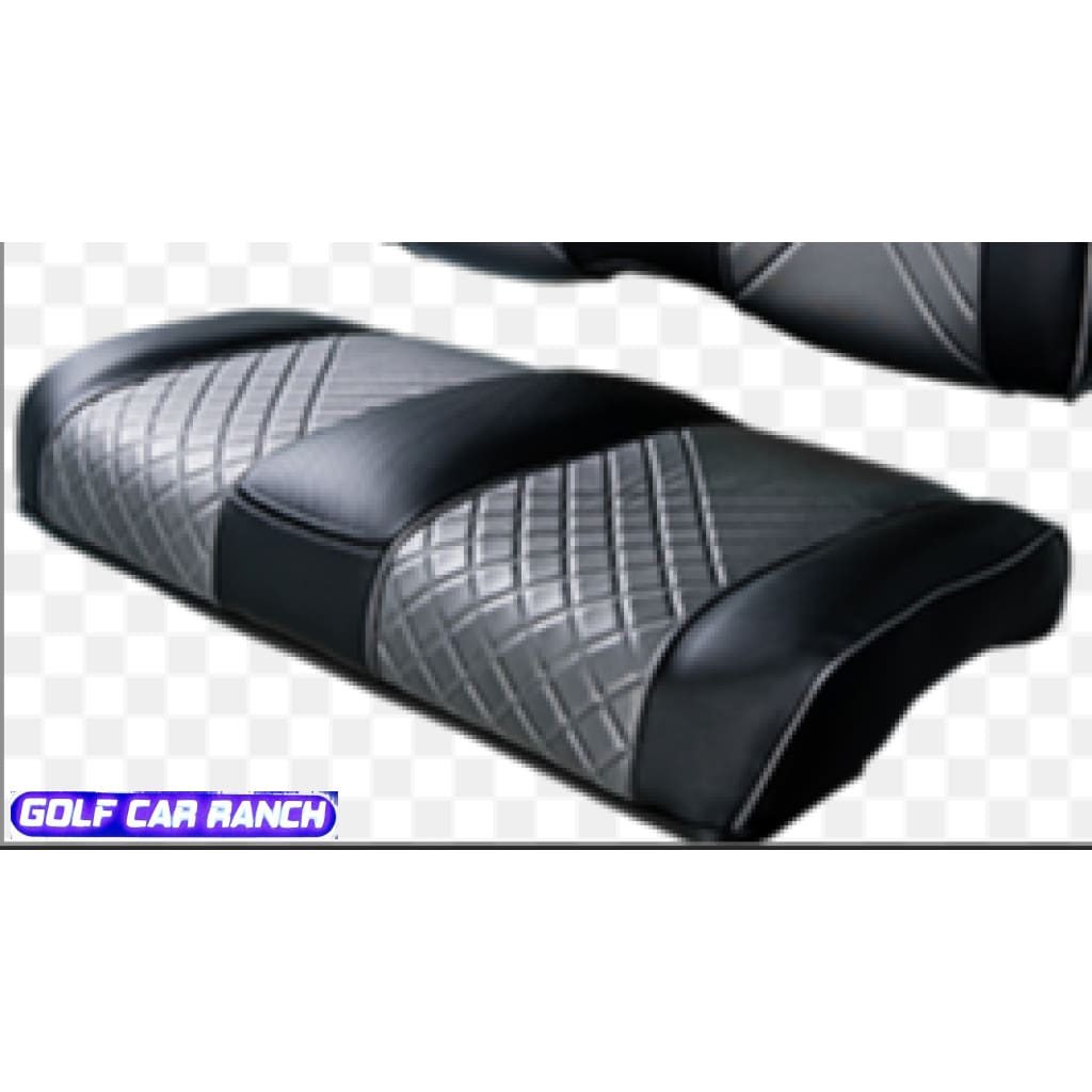 Evolution Golf Cart Seat Cushions Black with White Stripe – Elite Custom Golf  Carts LLC