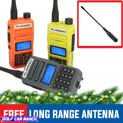 Handheld Rugged GMR2 PLUS GMRS with FREE Long Range Antenna