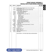 1011464 PACKAGE BRAKE SPRING BRAKES - CC