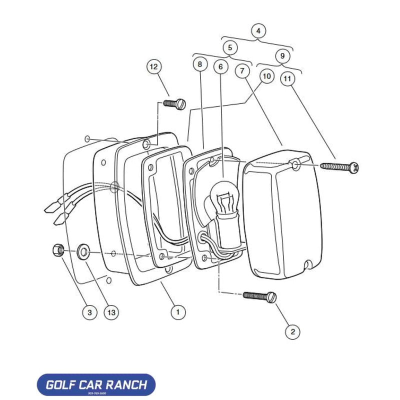 1017035 Tail Light Assy ACCESSORY - CC - LIGHTS