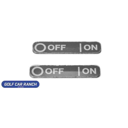 DECAL IGNITION - STD SKU: 101825101 - CLUB CAR REPAIR PART