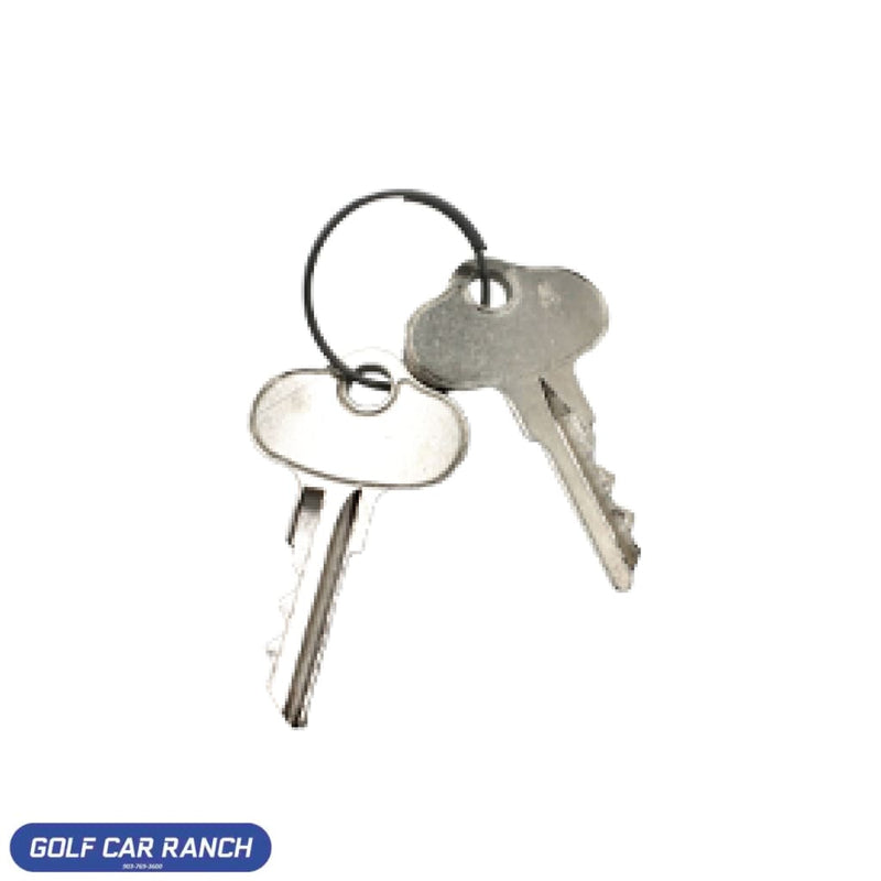 KEY SET SKU: 102044801 - KEY A - CLUB CAR CA/XRT REPAIR PART