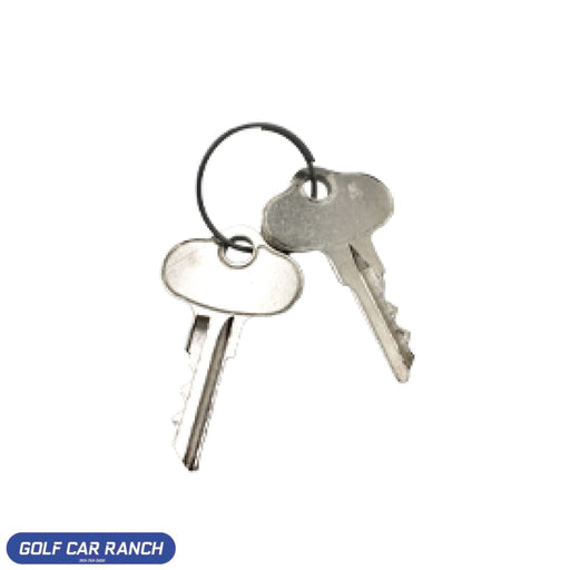 KEY SET SKU: 102044801 - KEY A - CLUB CAR CA/XRT REPAIR PART