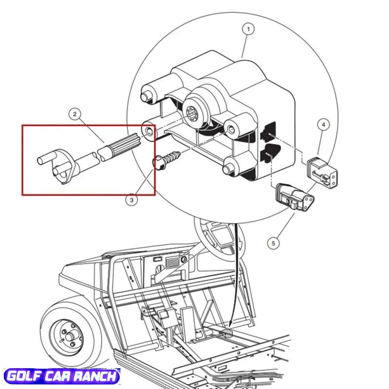 BAR DRIVE -CAST - 102101001 CLUB CAR REPAIR PART