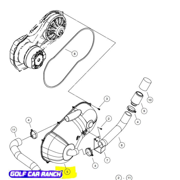 102414501 COVER, CVT OUTER