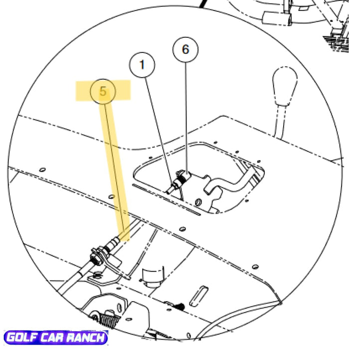 102495801 CABLE, TRANSMISSION SHIFT, AWD