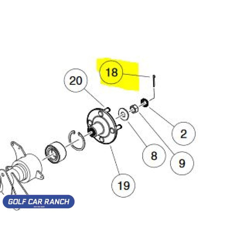102694801 PIN COTTER 5/32 X 1.25 Differential
