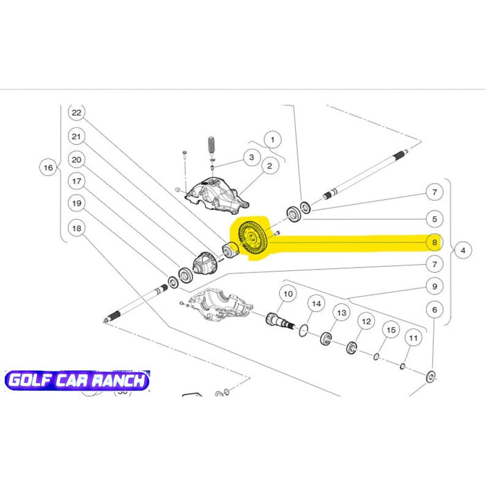 102762601 ASM, PINION W/ BEARINGS