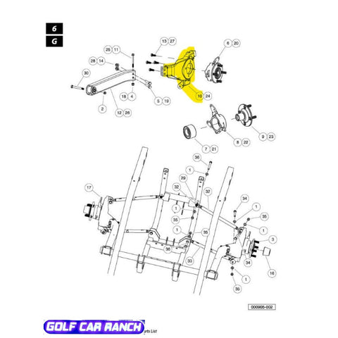 103146101 ANCHOR, TRAILING ARM, RH