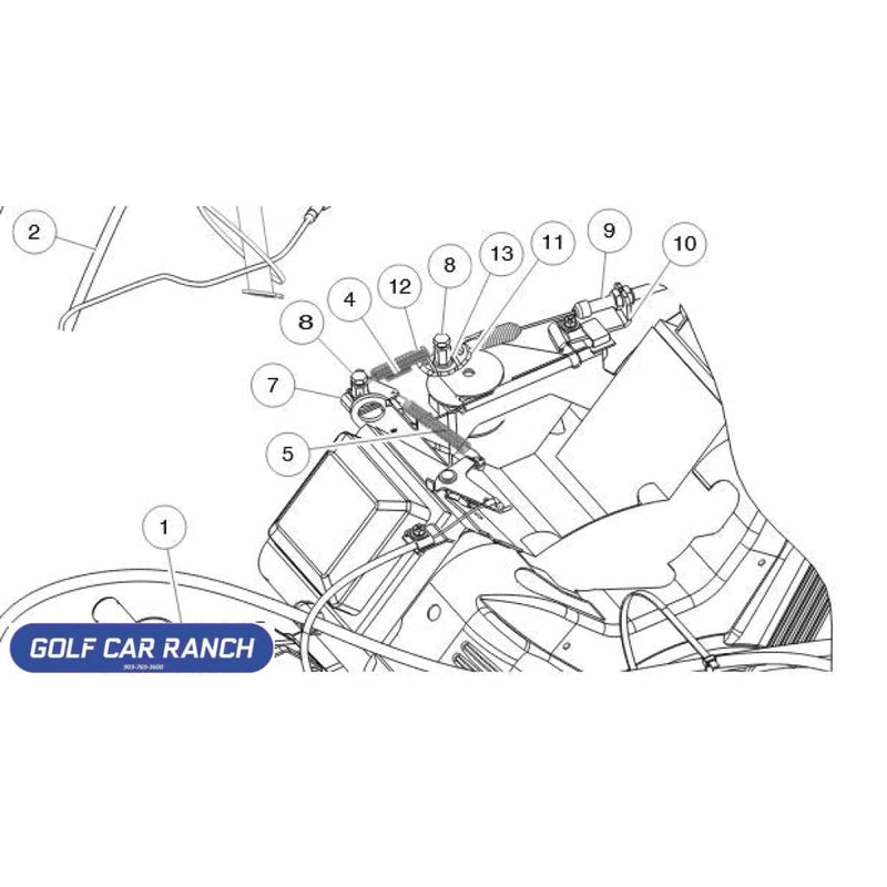 103799001 CABLE ACCEL EPDM OT SPRING accelerator cable