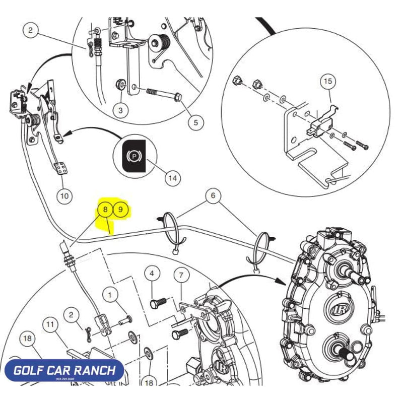 103968601 CABLE PARK BRAKE STRETCH BRAKE CABLE - CC