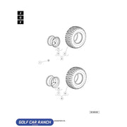 105079801 TIRE OFFROAD 22X10-10 6PL 10’’ TIRE - CC