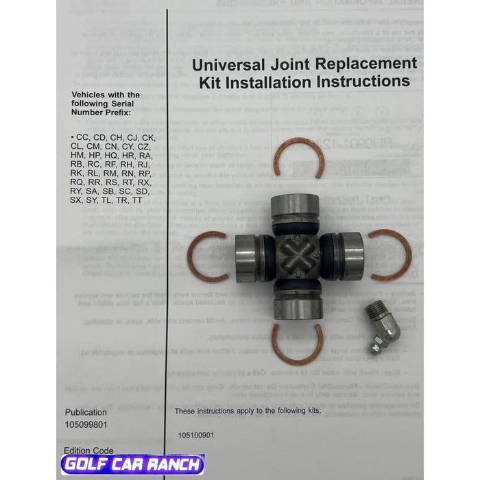 105100901, KIT, JOINT, UNIVERSAL, REPLMNT - CLUB CAR