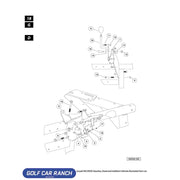 103187501 WELDMENT FNR SHIFTER CLUB CAR CLUB CAR CA/XRT REPAIR PART