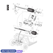 CLUB CAR BELLOWS LONG - 1013035 CLUB CAR REPAIR PART