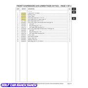 BOLT FLG M12 X 1.75 X 70 102616301 CLUB CAR CA/XRT