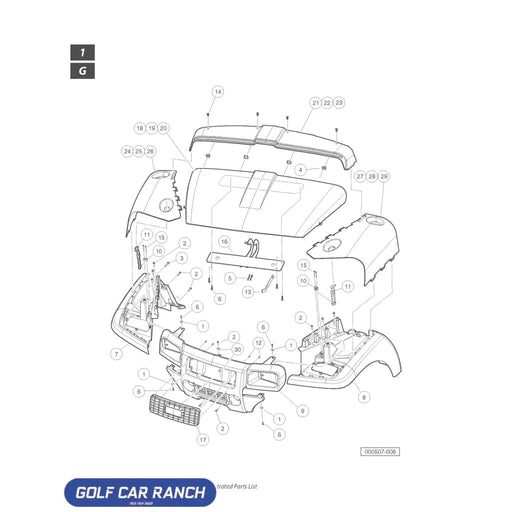 PANEL COWL PS GL DRK GRAY - 103959414 XRT - BODY