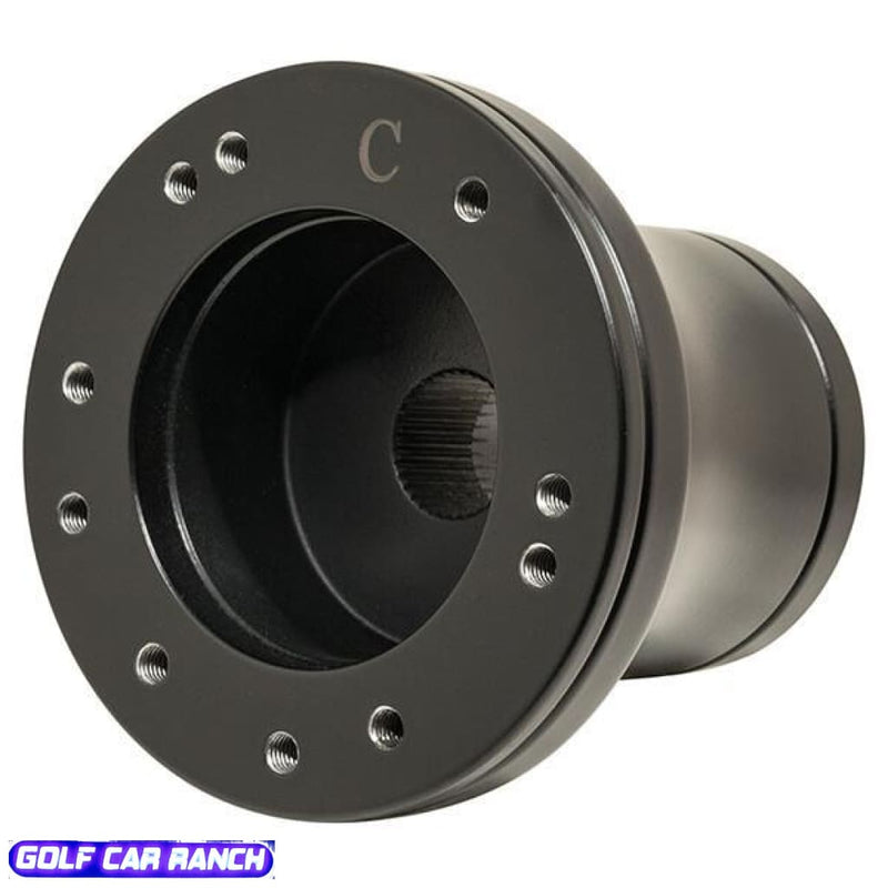 STEERING WHEEL ADAPTER BLACK ANODIZED FOR CLUB CAR DS® AFM ACCESSORY