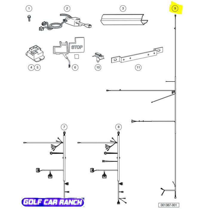 47574837001  HARNESS, LIGHTING, CSMR