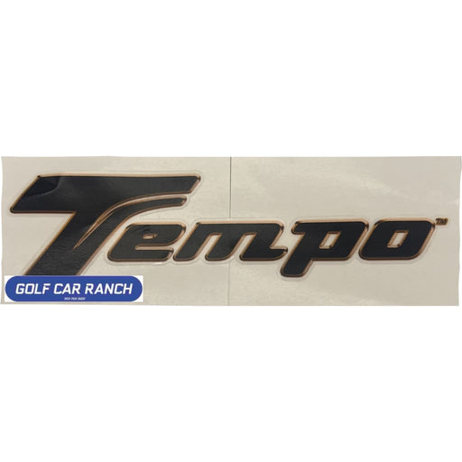 DECAL BRANDING TEMPO SILVER SKU: 47623580002 - CLUB CAR REPAIR PART
