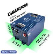 Lithium Golf Cart Battery Allied 48V 65AH Commercial Golf Cart Battery Set LITHIUM BATTERY