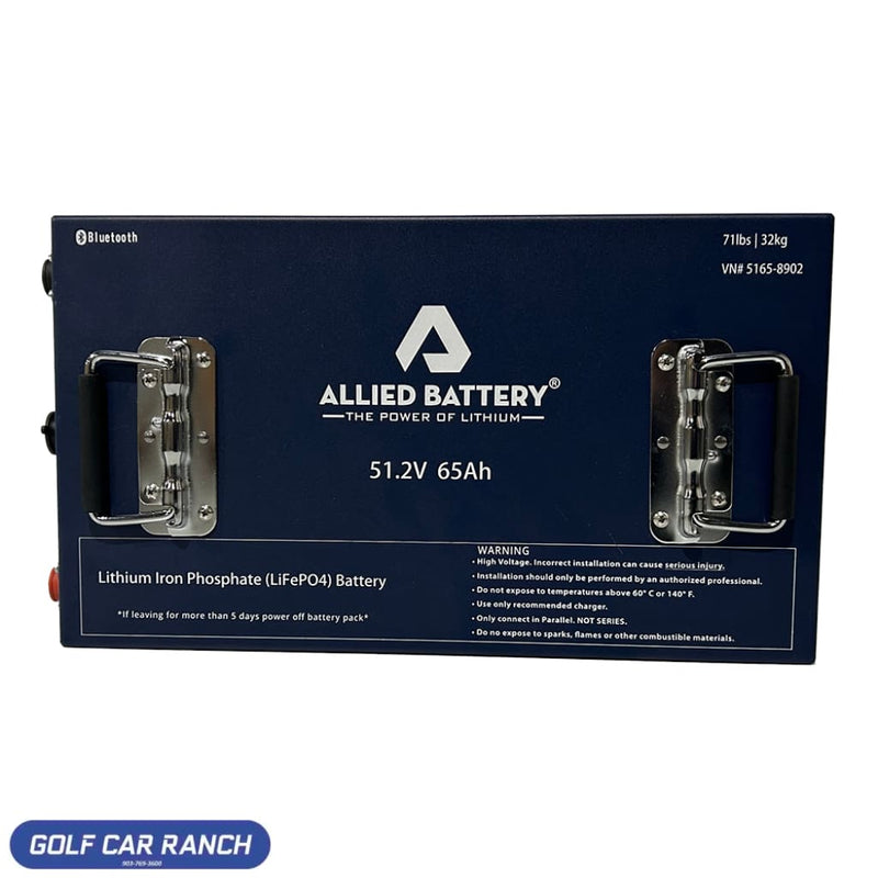 Lithium Golf Cart Battery Allied 48V 65AH Commercial Golf Cart Battery Set LITHIUM BATTERY