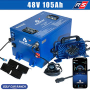 Allied RS Club Car DS Commercial 48V Lithium LiFePO4 Battery Package 105AH - Golf and UTV - AFM REPAIR PART
