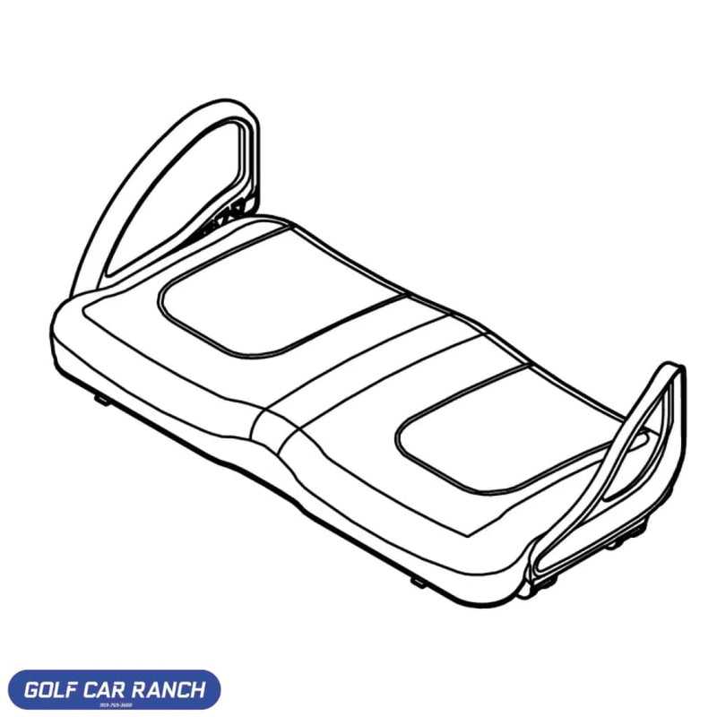 SEAT BTM,STN BEIGE,CONTOURED GOLF-ASSY - 629269G4002 - EZ-GO REPAIR PART