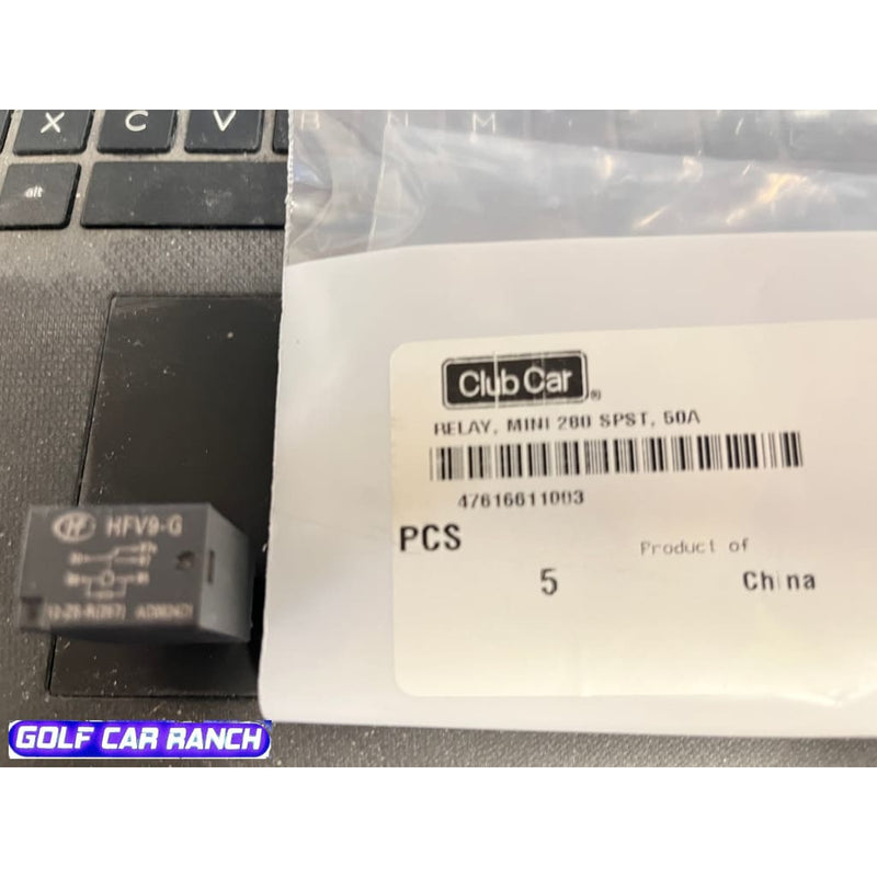 47616611003 RELAIS DE VOITURE DE CLUB, MINI 280 SPST, 50A 