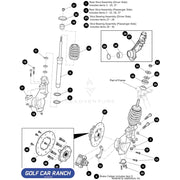 Wildwood Organic Brake Pad - 633875 EZ-GO REPAIR PART