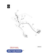 ASM BRAKE PARK OVERCENTER - 103792101 CLUB CAR CA/XRT REPAIR PART