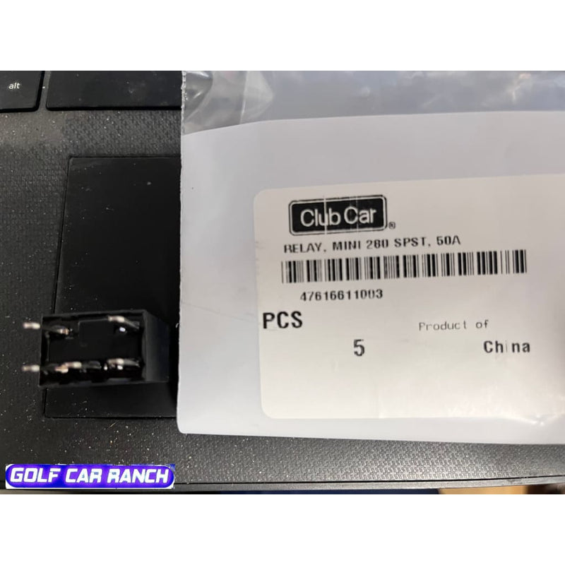 47616611003 RELAIS DE VOITURE DE CLUB, MINI 280 SPST, 50A 