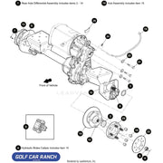 Wildwood Organic Brake Pad - 633875 EZ-GO REPAIR PART