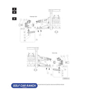 SLIDE ADJUSTER 5 DEGREE DS SKU: 103939301 CLUB CAR CA/XRT REPAIR PART