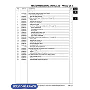 ASM,CARRIER,LOCKER W/RG KIT - AM1301301 CLUB CAR CA/XRT REPAIR PART
