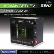 51V 105AH Thru-Hole Battery Bundle / Advent AEV B-3352 - LITHIUM BATTERY