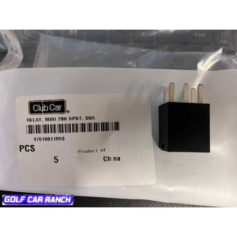 47616611003 RELAIS DE VOITURE DE CLUB, MINI 280 SPST, 50A 