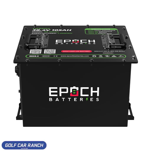 EPOCH 36V 105Ah - LiMax Series - Lithium (LiFePO4) Golf Cart Battery - Complete Kit LITHIUM BATTERY