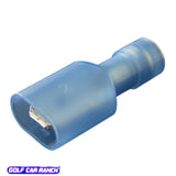 Male Disconnect 16-14 Gauge Blue Electrical Connector