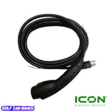 CHGR-702-IC ICON EV Golf Cart Charger Power Cord Factory Replacement 120V 12Ft Long