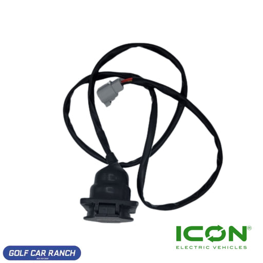 CHGR-704-IC Charger Receptacle for ECO by ICON ICON Commercial ICON-HD and ICON EV Golf Carts CHARGER