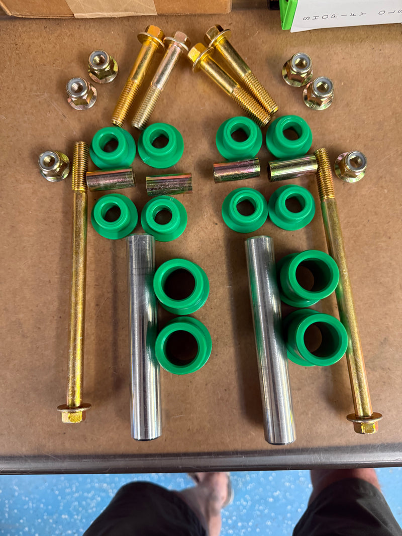 BUSHING KIT, FRONT W/HDW 2013+ - CARRYALL 1500 & 1700, XRT 1550