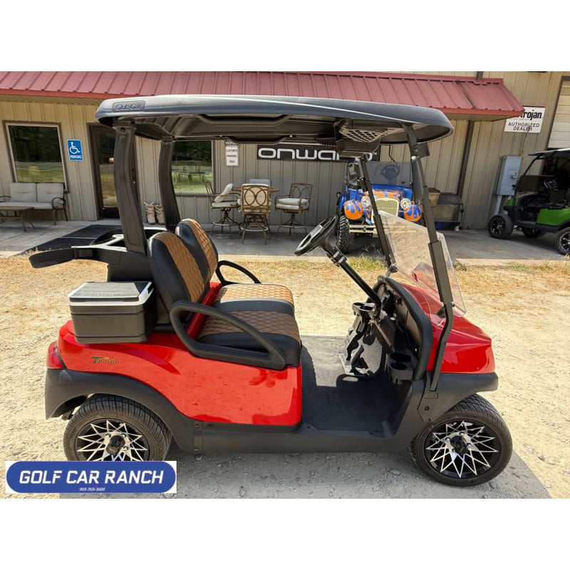 Used 2P Lithium-Ion Golf Cart Vanguard Lithium Battery Rally Red - ZU2114-160757 - GOLF CAR - USED