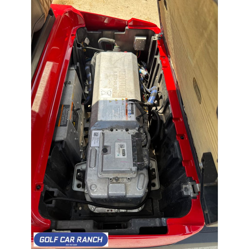 Used 2P Lithium-Ion Golf Cart Vanguard Lithium Battery Rally Red - ZU2114-160757 - GOLF CAR - USED