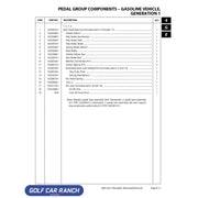 ASSEMBLY PAWL LOCK HEADED PINS SKU: 102587401 - sup CLUB CAR REPAIR PART