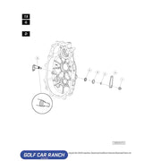 BELLCRANK ALUM SKU: 103239501 CLUB CAR CA/XRT REPAIR PART