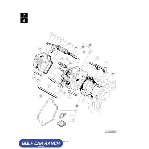 STUD M8-1.25 2-ENDED SKU: 1016489 - CLUB CAR REPAIR PART
