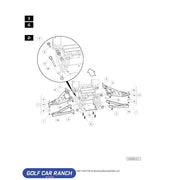BUSHING A-ARM - UPPER - 102408401 CLUB CAR CA/XRT REPAIR PART