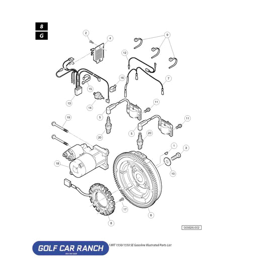 SWITCH OIL PRESSURE FH - 103299701 CLUB CAR CA/XRT REPAIR PART