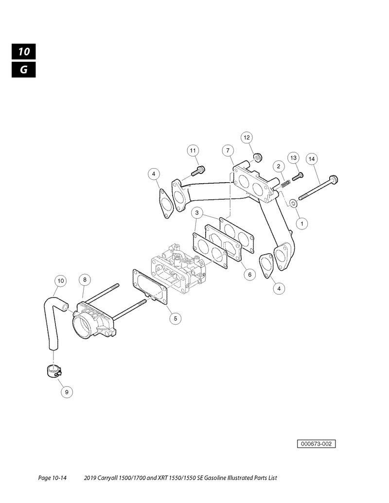 GASKET, MANIFOLD, FH SKU: 103003901
